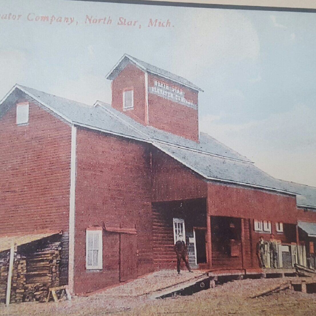 Historic North Star Elevator, Michigan, early 1900s.